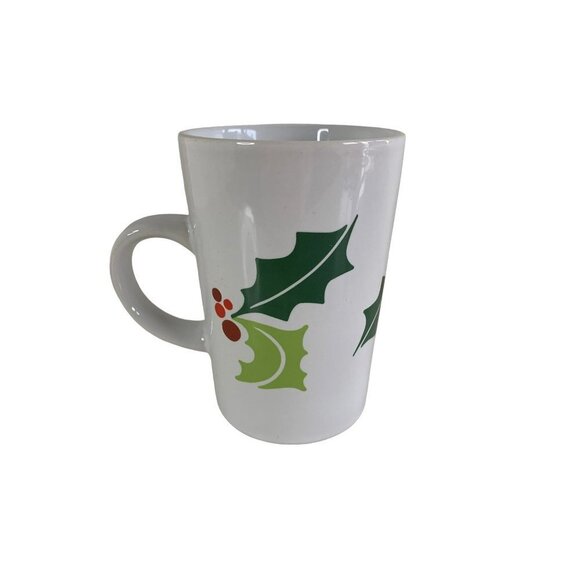 Starbucks 2011 Christmas Holly Coffee Mug Tea Cup - Picture 3 of 6